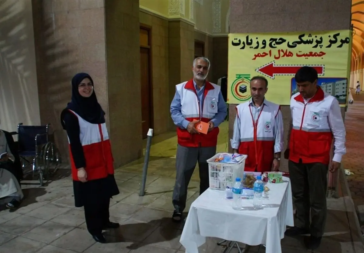 ارائه خدمات پزشکی سرپایی به زائران در پایگاه سیار شجره