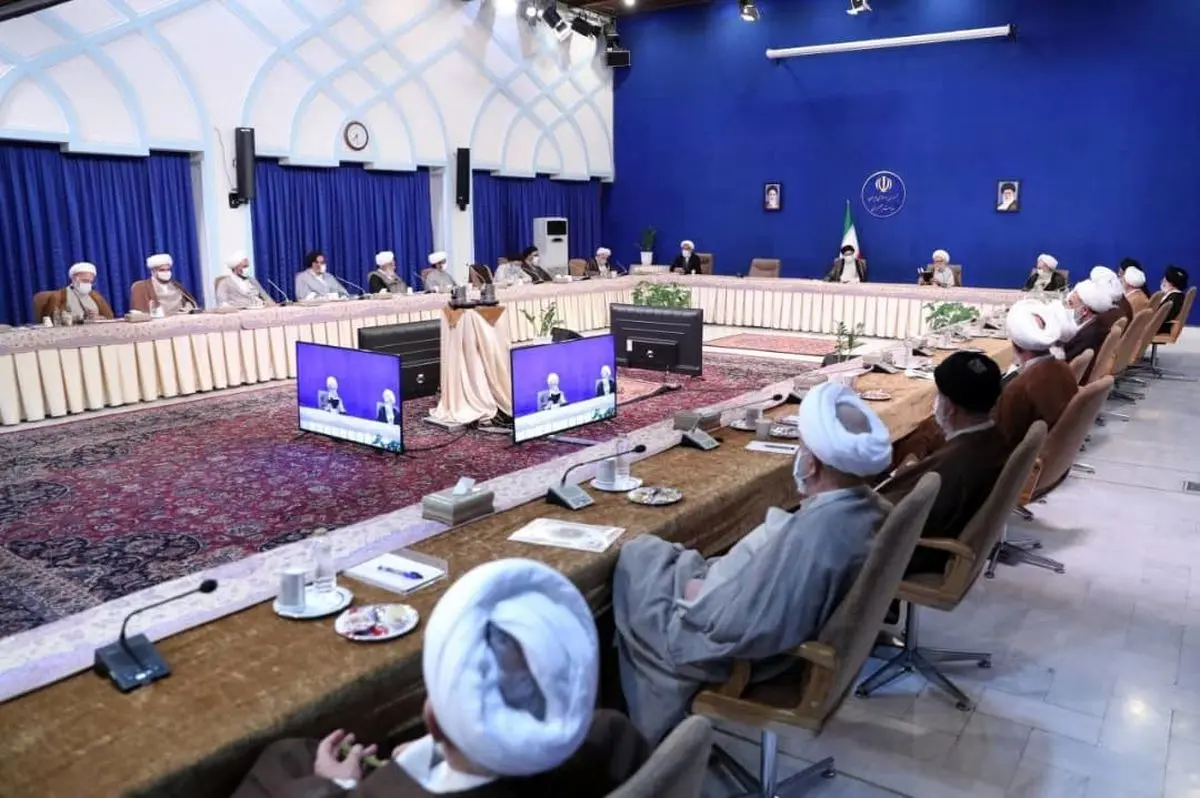 دیدار اعضای جامعه روحانیت مبارز با آیت الله رئیسی+عکس