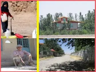 آب 8 روستای تشنه در استخر ویلا نشینان