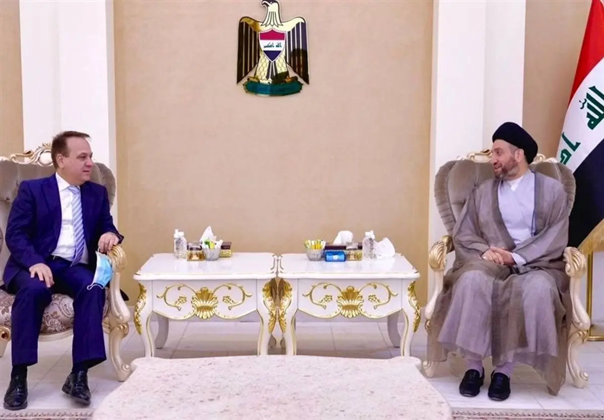 رایزنی رهبر جریان حکمت ملی عراق با «ادیب الحبحاب