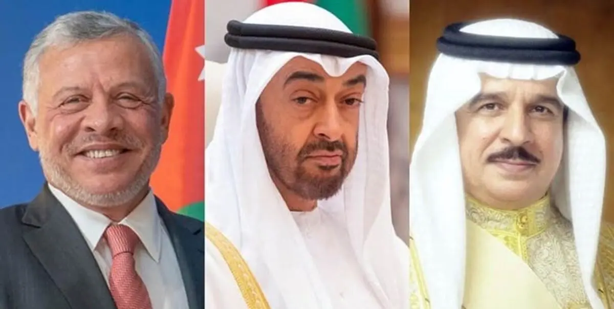 نشست سه جانبه شاه بحرین، شاه اردن و ولی‌عهد ابوظبی
