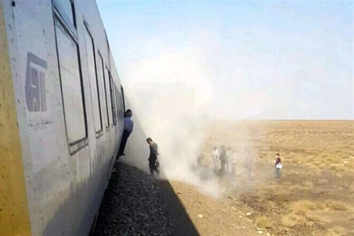 حریق در یکی از واگنهای قطار تهران –مشهد