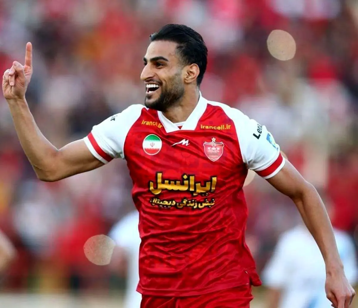 گل اول پرسپولیس به مس رفسنجان توسط زاهدی