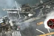ناو جنگی آمریکا همچنان درگیر آتش!