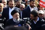 حضور رئیس جمهور در راهپیمایی ۲۲ بهمن ۱۴۰۲