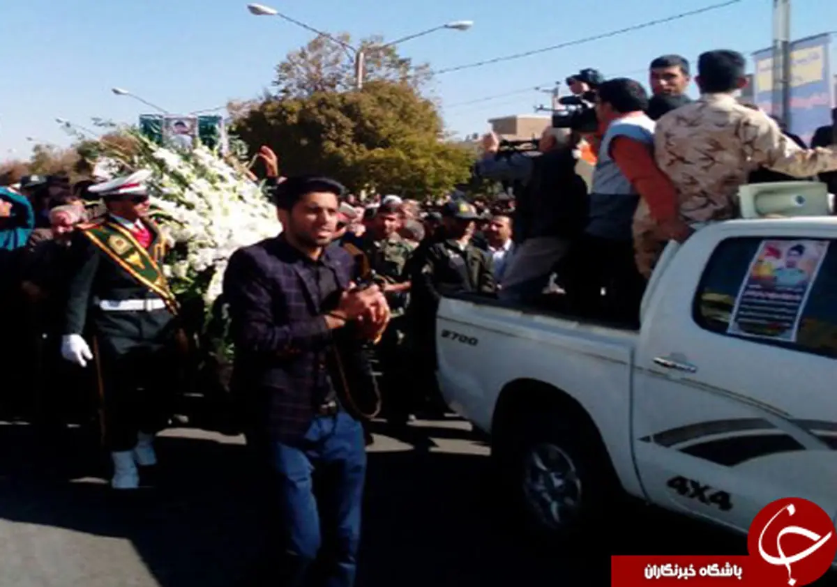تشییع پیکر سرپرست پلیس مبارزه با مواد مخدر + تصویر