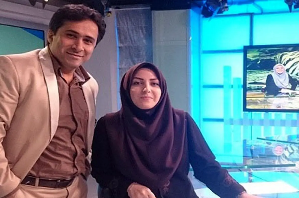 عکسی متفاوت از زوج گوینده خبر