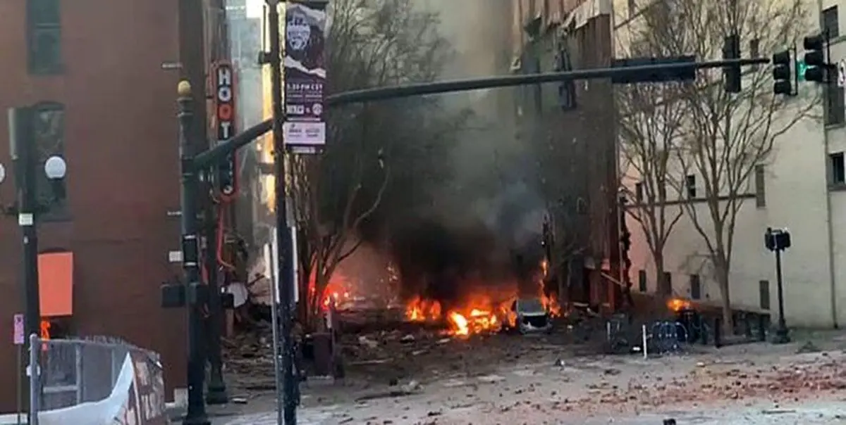 شناسایی فرد مرتبط با انفجار نشویل
