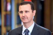بشار اسد آب مقدس نوشید+ فیلم