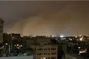  مصدومیت ۵ نفر در پارک شهر به دلیل وقوع طوفان