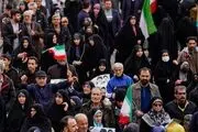 راهپیمایی ۲۲ بهمن تهران به روایت تصاویر
