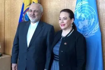 دیدار ظریف با گوترش و رئیس مجمع عمومی سازمان ملل