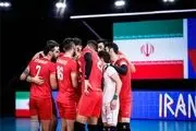 جدول گروه والیبال ایران در المپیک ۲۰۲۰