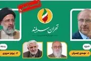 لیست اصلی شورای ائتلاف نیروهای انقلاب اسلامی  برای انتخابات شوراهای شهر تهران
