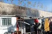 آتش راننده تاکسی ها را سوزاند
