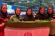 طلایی شدن تیم تنیس روی میز بانوان ایران