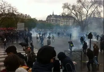 اعتراضات مردم پاریس به اصلاحات قانون کار ادامه دارد