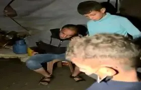 غرق‌ شدن صدها چادر آوارگان جنگ‌ زده در غزه/فیلم