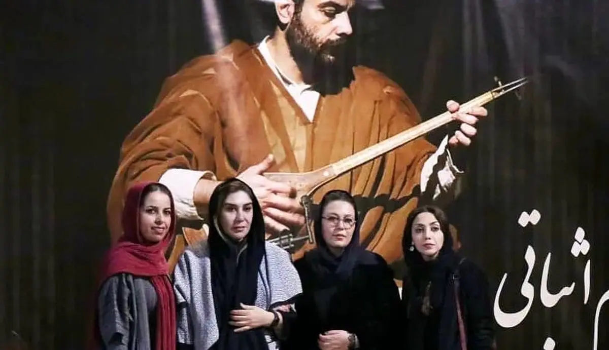 اولین مراسم یادبود همسر نسیم ادبی +تصاویر