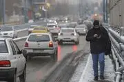 بارش برف در تهران
