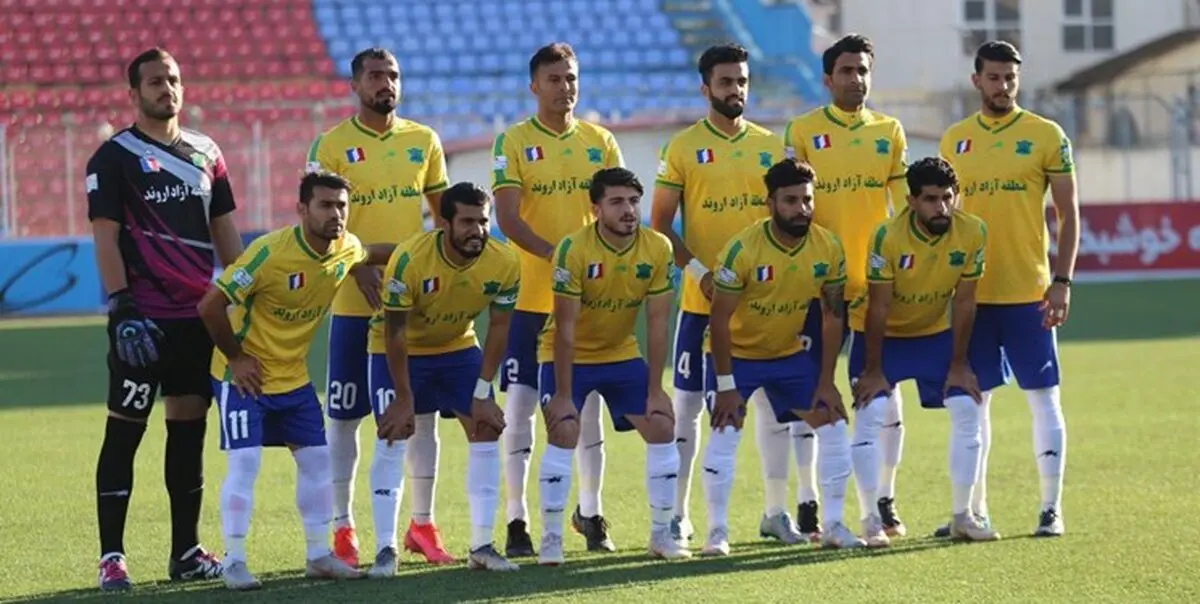 مصدومان صنعت نفت آبادان بای بازی با پرسپولیس