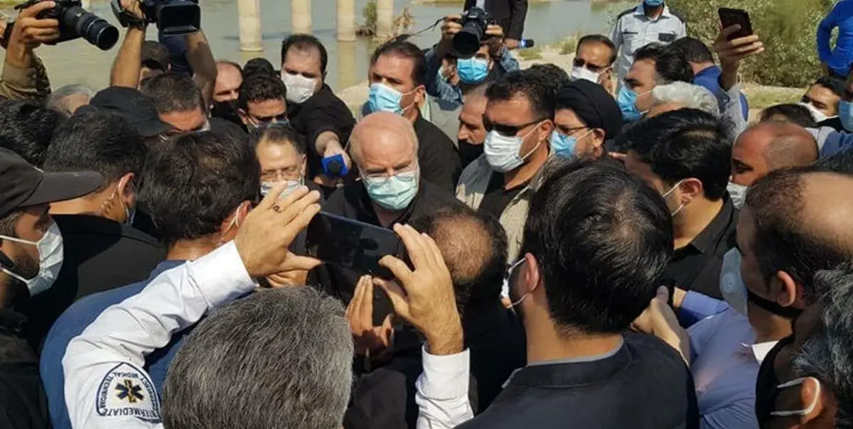 دیدار قالیباف با جمعی از کارگران هفتتپه