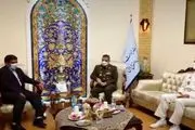 دیدار وزیر میراث فرهنگی، گردشگری با فرمانده کل ارتش 