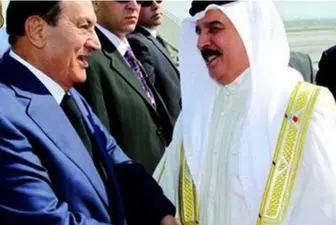 دیدار پادشاه بحرین با دیکتاتور مصر