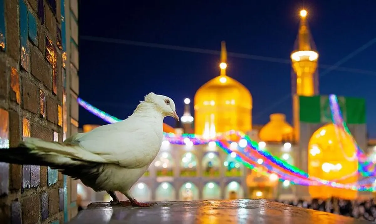 فیلم/ لحظه تحویل سال در حرم رضوی