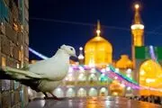فیلم/ لحظه تحویل سال در حرم رضوی
