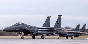 ورود جت‌های «اف-15» آمریکا به منطقه بالتیک