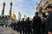 قم سوگوار بانوی کرامت(س)+تصاویر 