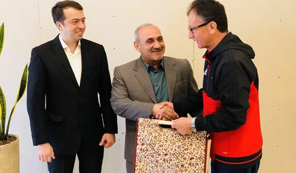 دیدار مدیران دو باشگاه پرسپولیس و نسف قارشی
