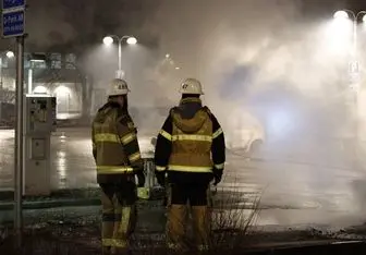  مرکز پناه‌جویان سوئد در محاصره آتش