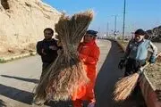 تنها زن رفتگر ایران