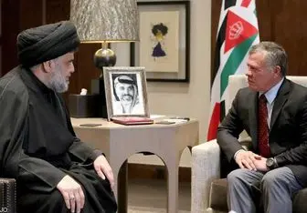 دیدار پادشاه اردن با مقتدی صدر