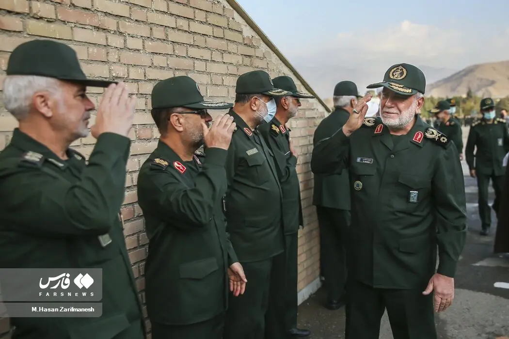 تشییع پیکر شهید کمندی در نیروی زمینی سپاه/گزارش تصویری