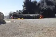وقوع آتش‌سوزی در مرز مشترک افغانستان و ایران