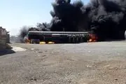 وقوع آتش‌سوزی در مرز مشترک افغانستان و ایران