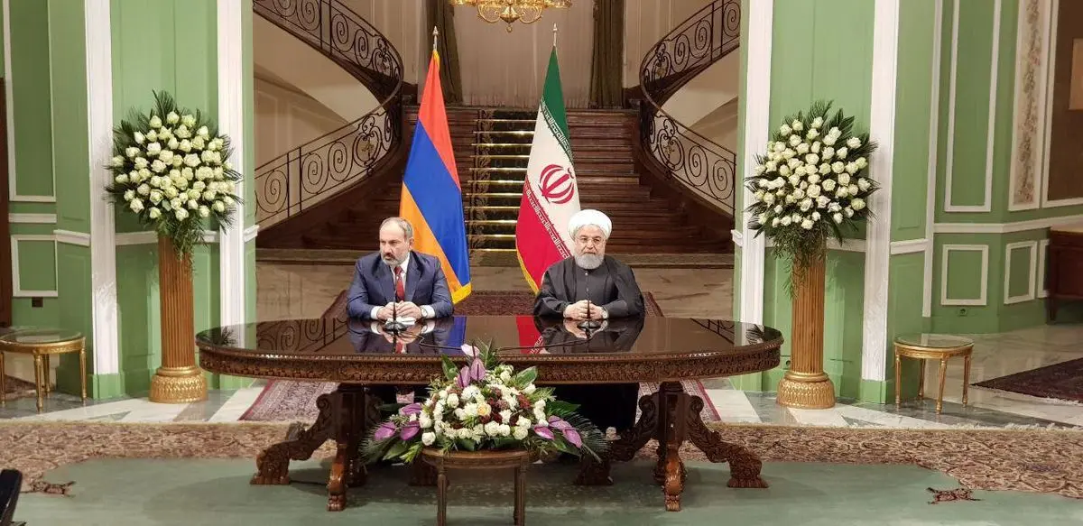 در نشست خبری روحانی و پاشینیان چه گذشت؟