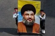 فیلم لحظه انتقال  پیکر سید حسن نصرالله به محل تدفین