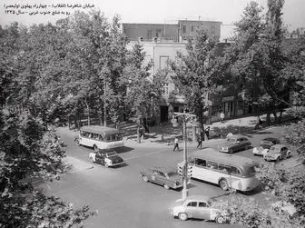 چهار راه ولیعصر تهران، 60 سال قبل!/ عکس