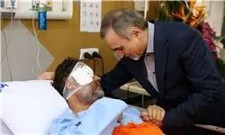 عیادت دستیار ویژه رئیس‌جمهور از خبرنگار مجروح