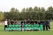 تمرین تیم ملی فوتبال بانوان با میهمانان خاص