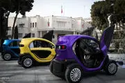 اولین خودروی برقی ایرانی در خیابان های تهران +عکس