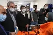 مخبر از مصدومان زلزله هرمزگان عیادت کرد