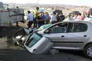 5 کشته و زخمی در پی تصادف پژو 206 و جک شاسی بلند