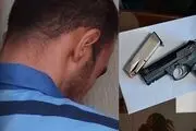 اولین تصویر از ضارب مسلح خیابان طالقانی
