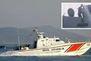 اقدام عجیب قایق نظامی ترکیه در شرق دریای اژه