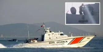 اقدام عجیب قایق نظامی ترکیه در شرق دریای اژه